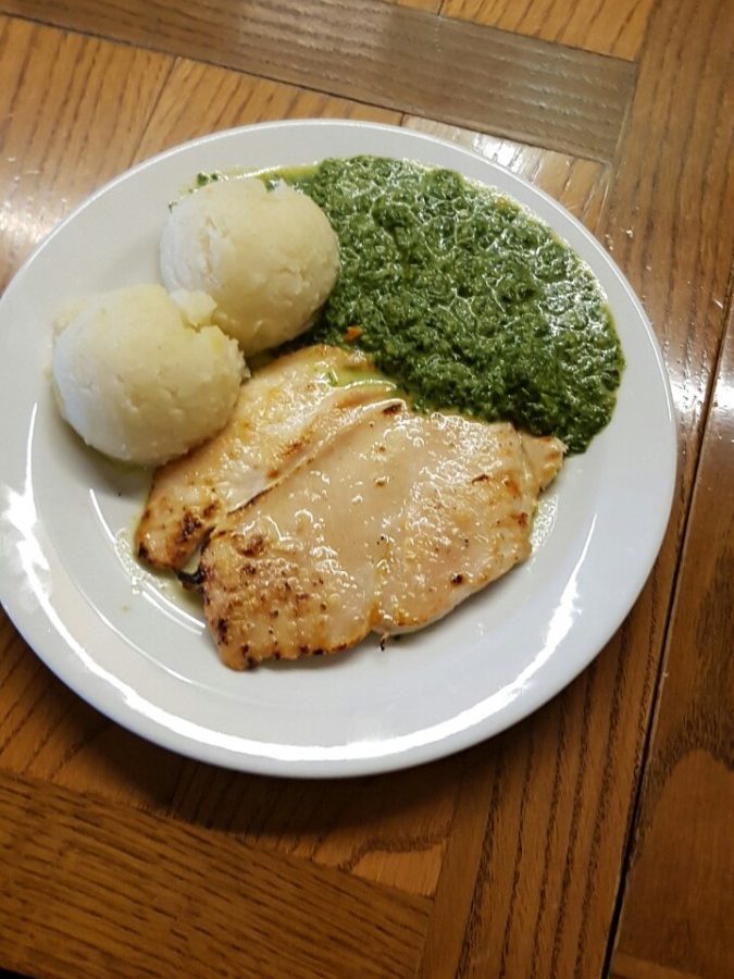 Špinača s piščancem
